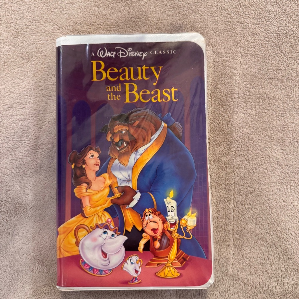 Rare Beauty and The Beast (VHS,1992,Black Diamond Classic) Disney Classic #1325